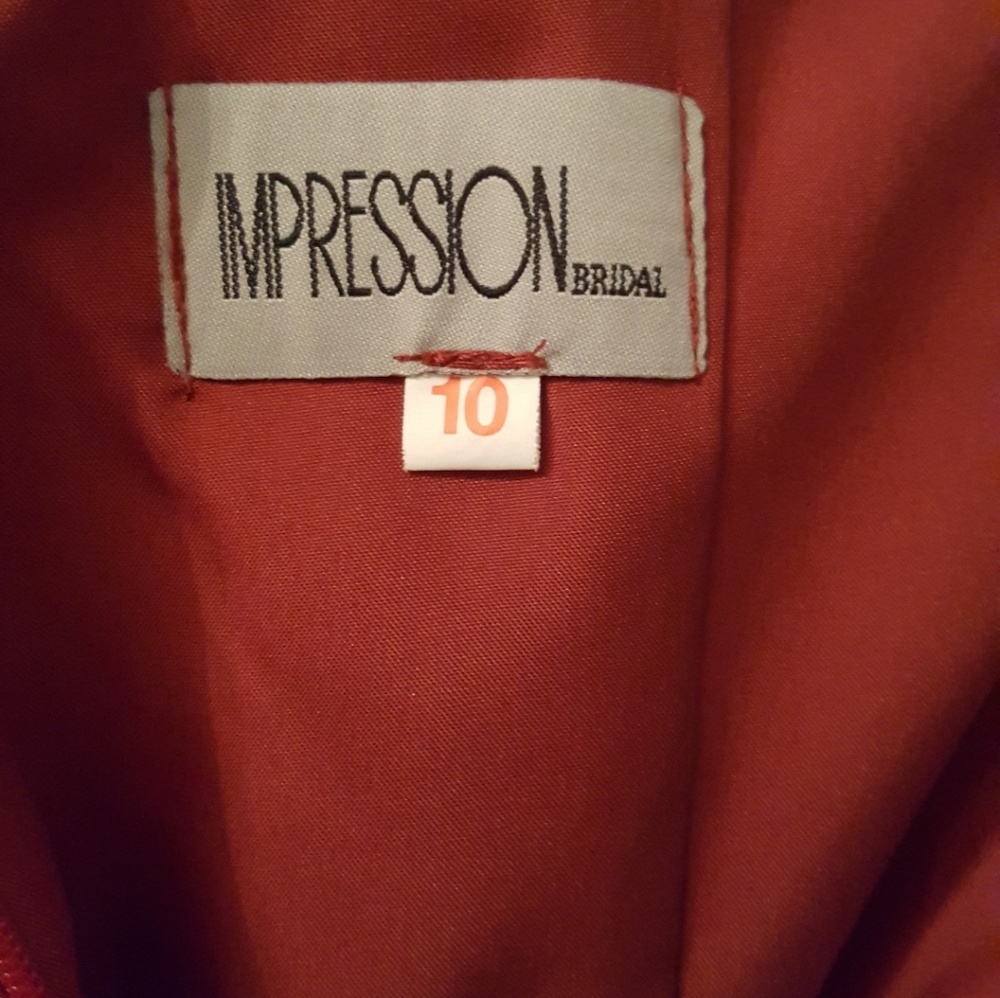 Formal Deep Red/Burgundy Dress - image 5